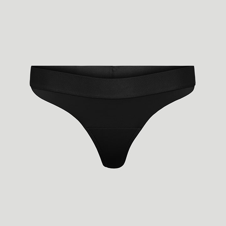  Alessandra B 4 Pack Camel Toe Cover Thong (BLACK, S, s