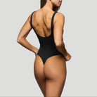 Cameltoe proof thong bodysuit