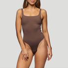 Cameltoe proof thong bodysuit