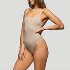 Cameltoe proof thong bodysuit