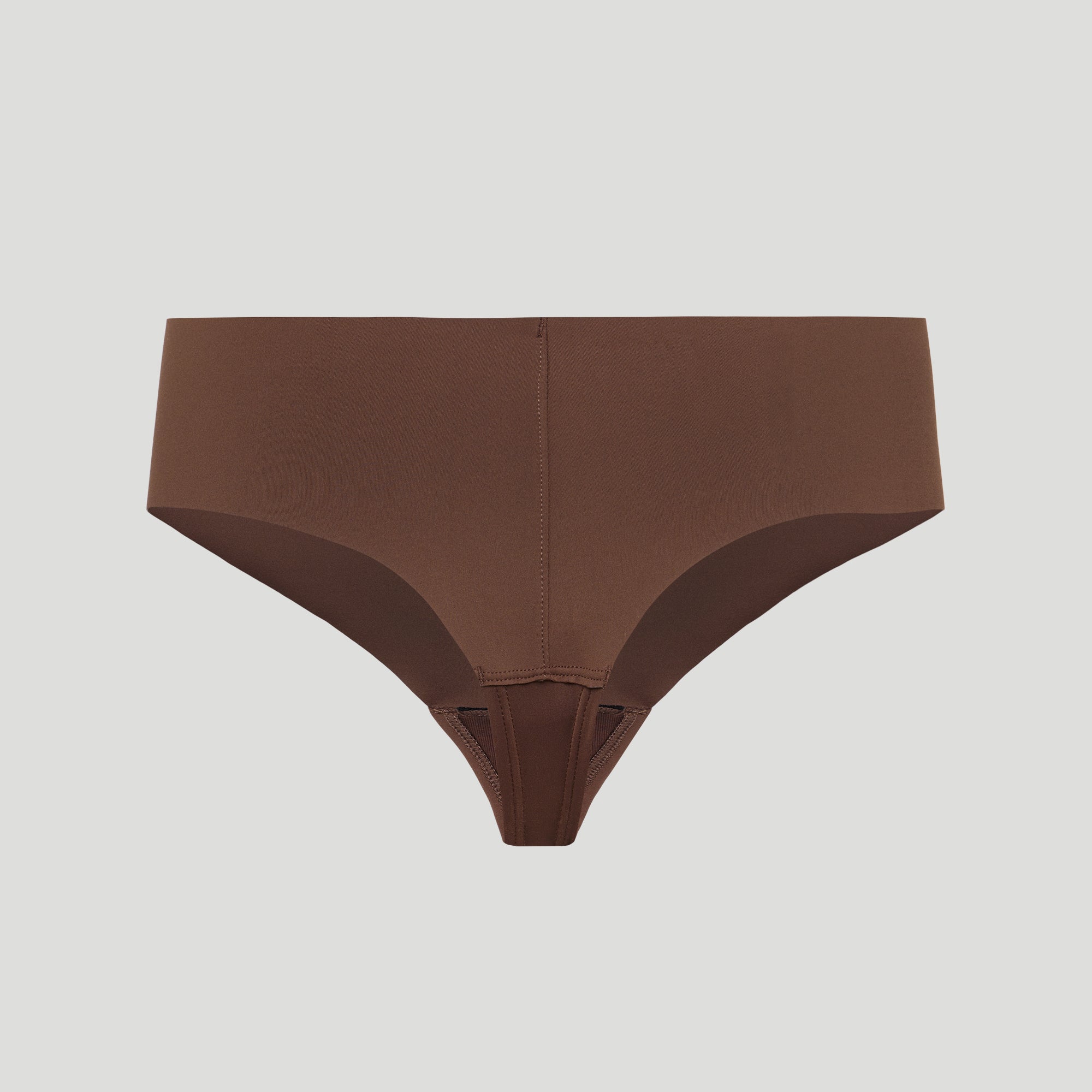 Buy JIV ATHLETICS The Cameltoe Proof High Rise Thong Beige online